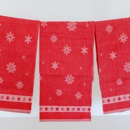 KÜCHENTUCH EGYPT MIT WINTERMOTIV - 3 STÜCK - GESCHIRRTÜCHER - HAUSHALT