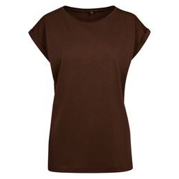 VOĽNÉ DÁMSKE TRIČKO S OHRNUTÝMI RUKÁVMI - TRIČKÁ S KRÁTKYM RUKÁVOM - OBLEČENIE