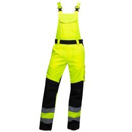 SALOPETĂ DE LUCRU REFLECTORIZANTĂ CU BRETELE SIGNAL+ - PANTALONI REFLECTORIZANȚI - HAINE DE LUCRU