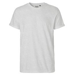 HERREN T-SHIRT MIT UMGESCHLAGENEN ÄRMELN AUS BIO-FAIRTRADE-BAUMWOLLE - KURZARM-T-SHIRTS - KLEIDUNG