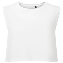DAMEN CROP-TOP AUS BIO-BAUMWOLLE - FITNESS T-SHIRTS - SPORT KLEIDUNG