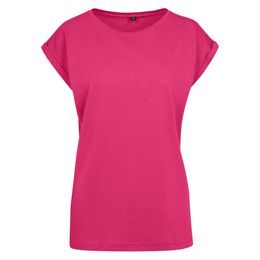DAMEN T-SHIRT MIT UMGESCHLAGENEN ÄRMELN - KURZARM-T-SHIRTS - KLEIDUNG