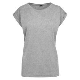 DAMEN T-SHIRT MIT UMGESCHLAGENEN ÄRMELN - KURZARM-T-SHIRTS - KLEIDUNG