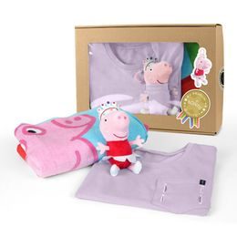 GESCHENKSET: PEPPA PIG - KINDERKLEIDUNG MIT SPIELZEUG - KINDER KLEIDUNG