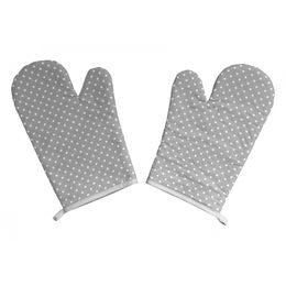 PÖTTYÖS KONYHAI EDÉNYFOGÓ - 2 DARAB - KONYHAI EDÉNYFOGÓ KESZTYŰK - HÁZTARTÁS