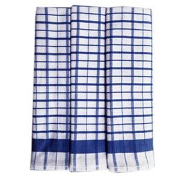 KOCKÁS KONYHARUHA EGYPT – 3 DARABOS SZETT - PAMUT KONYHARUHÁK - HÁZTARTÁS