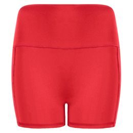 DAMEN ELASTISCHE SPORTSHORTS MIT HOHEM BUND - ELASTISCHE SHORTS - SPORT KLEIDUNG