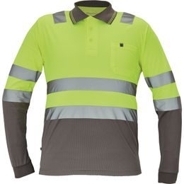 WARNSCHUTZ LANGARM POLO-SHIRT FÜR HERREN LEON - WARNSCHUTZ T-SHIRTS - ARBEITS KLEIDUNG