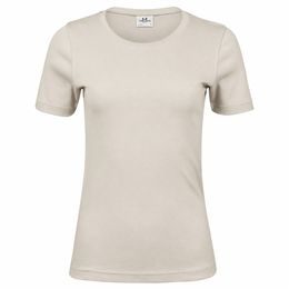 TRICOU DE DAMĂ CU MÂNECĂ SCURTĂ INTERLOCK - TRICOURI CU MÂNECĂ SCURTĂ - ÎMBRĂCĂMINTE