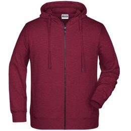 HERREN KAPUZENJACKE AUS BIO-BAUMWOLLE 8026 - SWEATSHIRTS MIT REISSVERSCHLUSS - KLEIDUNG