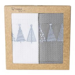 VAFLOVÁ UTIERKA S MOTÍVOM VIANOC - 2 KS - KUCHYNSKÉ UTIERKY - DOMÁCNOSŤ