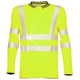 WARNSCHUTZ LANGARM-T-SHIRT SIGNAL - WARNSCHUTZ T-SHIRTS - ARBEITS KLEIDUNG