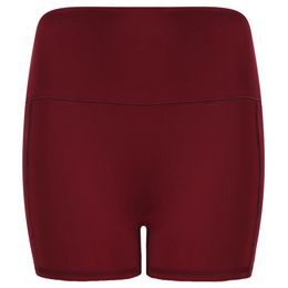 DAMEN ELASTISCHE SPORTSHORTS MIT HOHEM BUND - ELASTISCHE SHORTS - SPORT KLEIDUNG