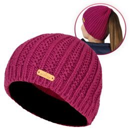 CĂCIULĂ TRICOTATĂ CU DECUPAJ PENTRU COADĂ DE CAL - CĂCIULI TRICOTATE - ACCESORII