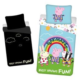 SVÍTÍCÍ POVLEČENÍ PRASÁTKO PEPPA - DĚTSKÁ POVLEČENÍ - DOMÁCNOST