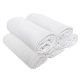 SCUTECE ALBE PENTRU COPII DIN PÂNZĂ DELUX - SCUTECE - GOSPODĂRIE