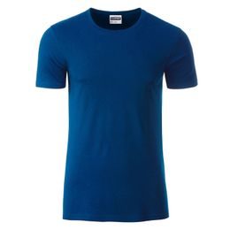 TRICOU CLASIC PENTRU BĂRBAȚI DIN BUMBAC ORGANIC 8008 - TRICOURI DIN BUMBAC ORGANIC - ÎMBRĂCĂMINTE