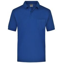 HERREN POLOSHIRT MIT TASCHE JN026 - KURZARM POLO-SHIRTS - KLEIDUNG