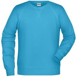 HERREN SWEATSHIRT OHNE KAPUZE AUS BIO-BAUMWOLLE 8022 - SWEATSHIRTS OHNE REISSVERSCHLUSS - KLEIDUNG