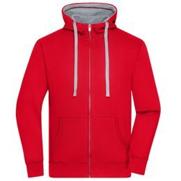HERREN SWEATSHIRT MIT REISSVERSCHLUSS UND KAPUZE JN963 - SPORT SWEATSHIRTS MIT REISSVERSCHLUSS - SPORT KLEIDUNG