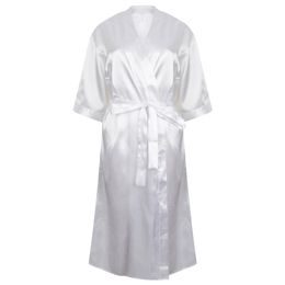 DAMEN SATIN-KIMONO - BADEMÄNTEL - KLEIDUNG