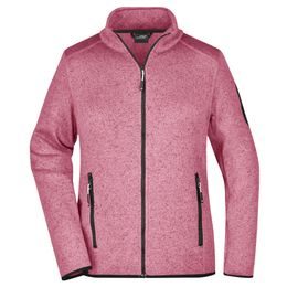 JACHETĂ DE DAMĂ DIN FLEECE TRICOTAT JN761 - HANORACE DIN FLEECE - ÎMBRĂCĂMINTE