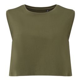 DÁMSKÉ CROP TÍLKO Z ORGANICKÉ BAVLNY - FITNESS TRIČKA - SPORTOVNÍ OBLEČENÍ