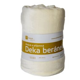MIKROFLANELOVÁ DEKA S BERÁNKEM - DEKY - DOMÁCNOST