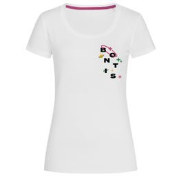 DAMEN-T-SHIRT SPACE MIX - T-SHIRTS BONTIS - KLEIDUNG