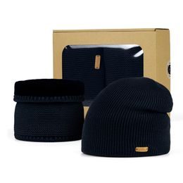 AJÁNDÉKCSOMAG: FÉRFI BEANIE SAPKA ÉS NYAKMELEGÍTŐ - SAPKÁK - BASEBALL SAPKÁK ÉS SAPKÁK