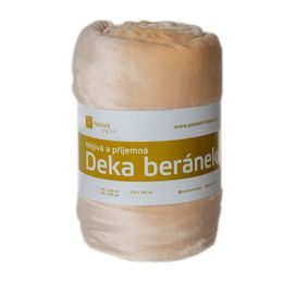 MIKROFLANELOVÁ DEKA S BERÁNKEM - DEKY - DOMÁCNOST