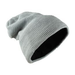 HERREN LANGE WINTER BEANIE - STRICKMÜTZEN - CAPS UND MÜTZEN