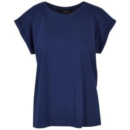 DAMEN T-SHIRT MIT UMGESCHLAGENEN ÄRMELN - KURZARM-T-SHIRTS - KLEIDUNG