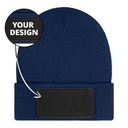 CĂCIULĂ CU PATCH MB7407 - CĂCIULI TRICOTATE - ACCESORII