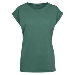 VOĽNÉ DÁMSKE TRIČKO S OHRNUTÝMI RUKÁVMI - TRIČKÁ S KRÁTKYM RUKÁVOM - OBLEČENIE