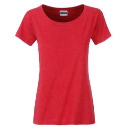 TRICOU CLASIC DE DAMĂ DIN BUMBAC ORGANIC 8007 - TRICOURI DIN BUMBAC ORGANIC - ÎMBRĂCĂMINTE