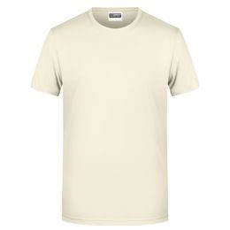 TRICOU CLASIC PENTRU BĂRBAȚI DIN BUMBAC ORGANIC 8008 - TRICOURI DIN BUMBAC ORGANIC - ÎMBRĂCĂMINTE