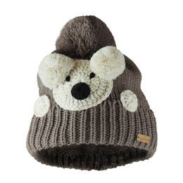 KINDER WINTERMÜTZE MIT TEDDYBÄR - CAPS UND MÜTZEN FÜR KINDER - KINDER KLEIDUNG