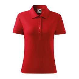 DAMEN POLO-SHIRT COTTON - KURZARM POLO-SHIRTS - KLEIDUNG