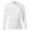 DAMEN LANGARM POLO-SHIRT PIQUE POLO LS - WEISS - LANGARM POLO-SHIRTS - KLEIDUNG