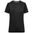 DAMEN SPORT-T-SHIRT JN523 - SCHWARZ / SCHWARZ BEDRUCKT - SPORT T-SHIRTS MIT KURZEN ÄRMELN - SPORT KLEIDUNG