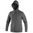 HERREN SWEATSHIRT HARRISON - GRAU / SCHWARZ - SWEATSHIRTS MIT REISSVERSCHLUSS - KLEIDUNG