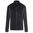 HERREN STRETCH-FLEECE-SWEATSHIRT JN784 - SCHWARZ / DUNKELGRAU - SPORT SWEATSHIRTS MIT REISSVERSCHLUSS - SPORT KLEIDUNG