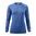 DAMEN SWEATSHIRT MERGER - BLAU MELIERT - SWEATSHIRTS OHNE REISSVERSCHLUSS - KLEIDUNG