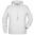 HERREN HOODIE AUS BIO-BAUMWOLLE 8024 - WEISS - SWEATSHIRTS OHNE REISSVERSCHLUSS - KLEIDUNG