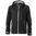 HERREN SOFTSHELLJACKE MIT KAPUZE JN1098 - SCHWARZ / SILBER - SPORT SOFTSHELLJACKEN - SPORT KLEIDUNG