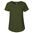 DAMEN T-SHIRT MIT UMGESCHLAGENEN ÄRMELN AUS BIO-FAIRTRADE-BAUMWOLLE - MILITARY - KURZARM-T-SHIRTS - KLEIDUNG