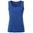 DAMEN FUNKTIONS-TANKTOP JN493 - BLAU MELIERT / DUNKELBLAU - SPORT TANK TOPS - SPORT KLEIDUNG