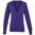 DAMEN STRICKJACKE - LILA - PULLOVER MIT V-AUSSCHNITT - KLEIDUNG