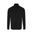 PÁNSKE TRIČKO S DLHÝM RUKÁVOM A 1/4 ZIPSOM - ČIERNA / ČIERNA - ŠPORTOVÉ TRIČKÁ S DLHÝM RUKÁVOM - ŠPORTOVÉ OBLEČENIE